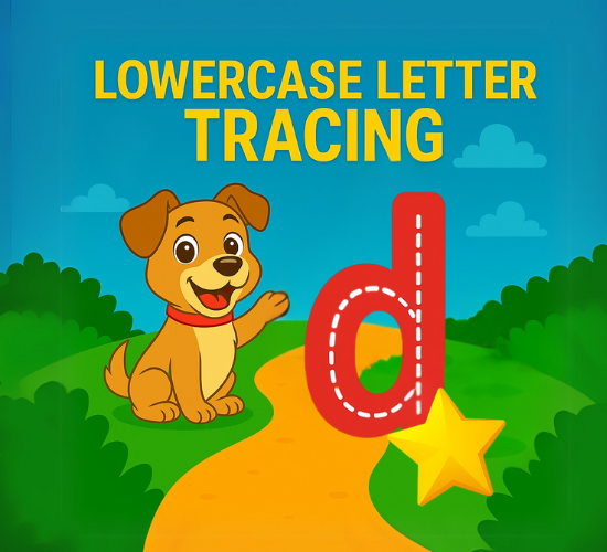 Lowercase Letter d Tracing