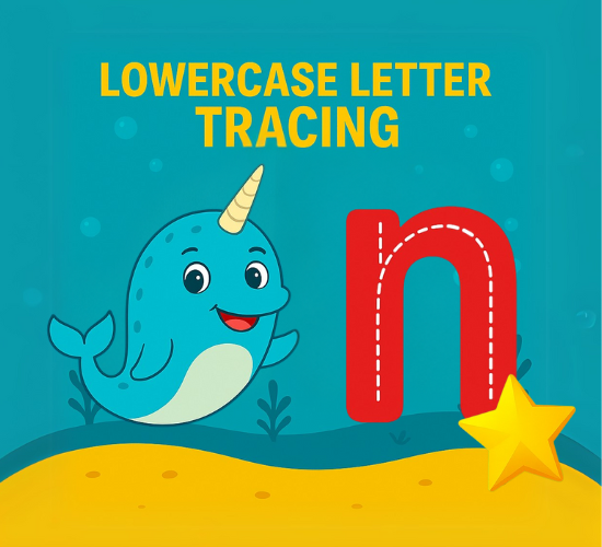 Lowercase Letter n Tracing