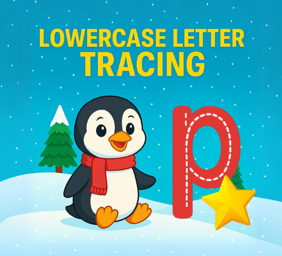 Lowercase Letter p Tracing