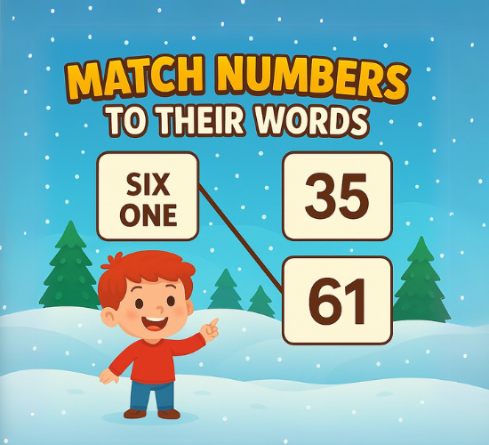 Match Numbers to Their Words