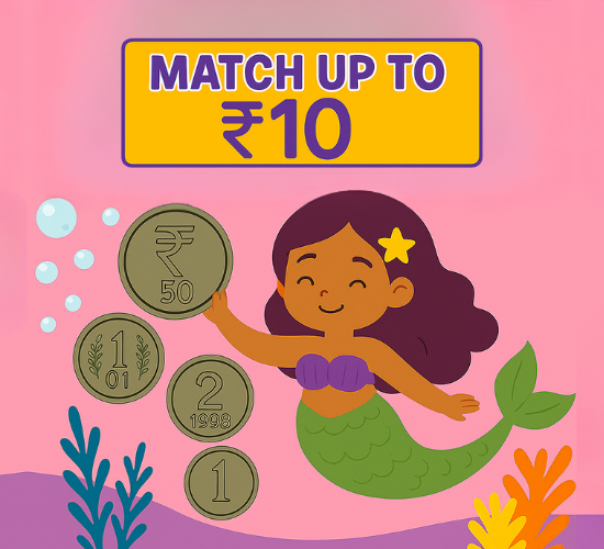 Match up to ₹10
