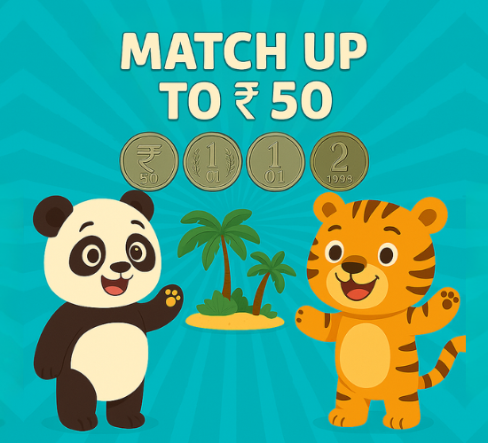 Match up to ₹50