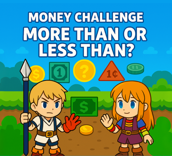Money Challenge More than or Less than?