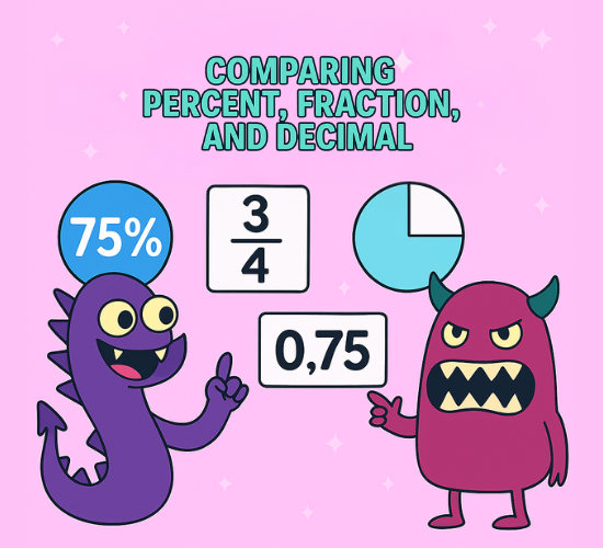 Comparing Percent, Fraction, and Decimal