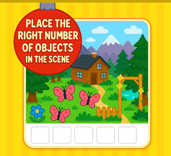 Place the Right Number of Objects in the Scene