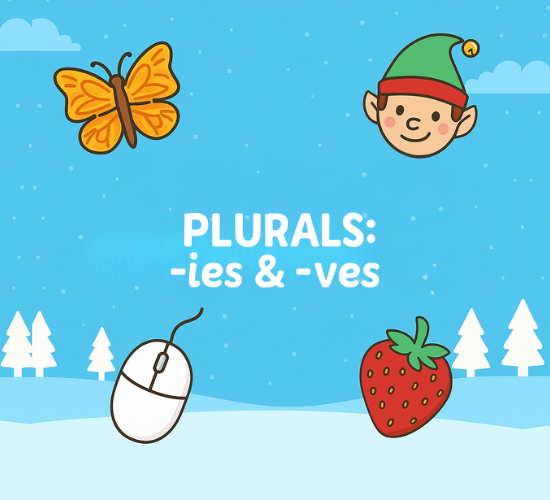 Plurals: -ies & -ves
