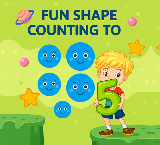 Fun Shape Counting to 5