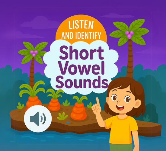 Listen and Identify Short Vowel Sounds
