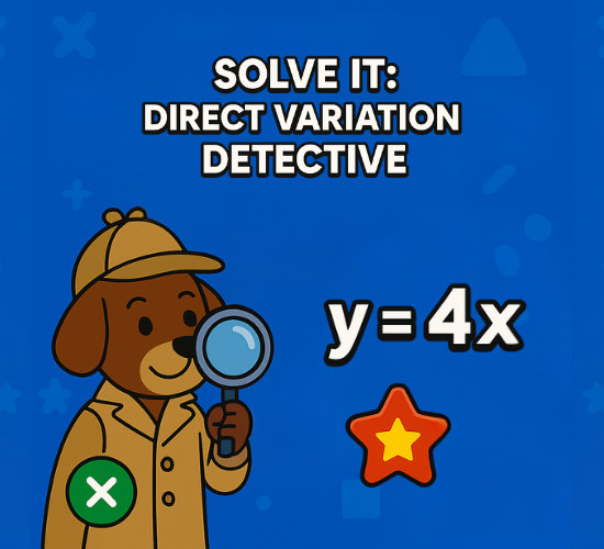Solve It: Direct Variation Detective