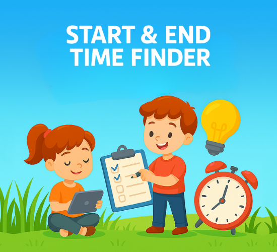 Start & End Time Finder