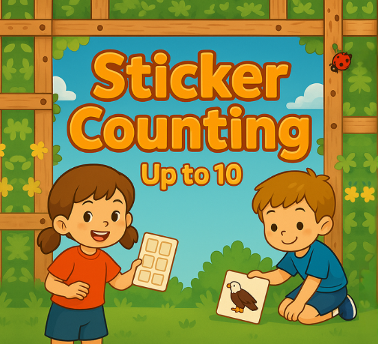 Sticker Counting Time Up to 10