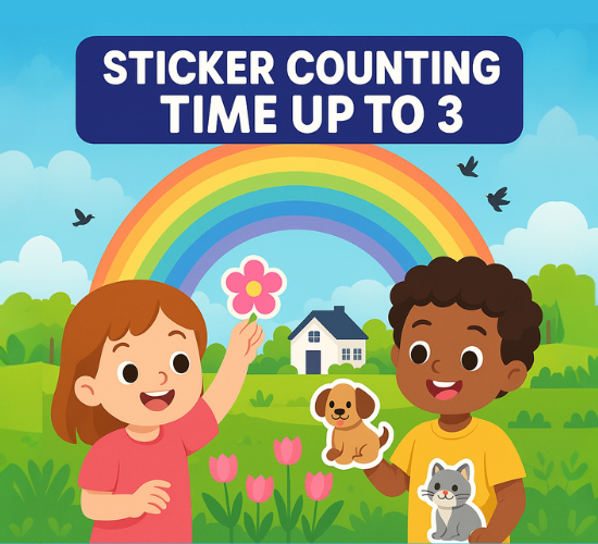 Sticker Counting Time Up to 3