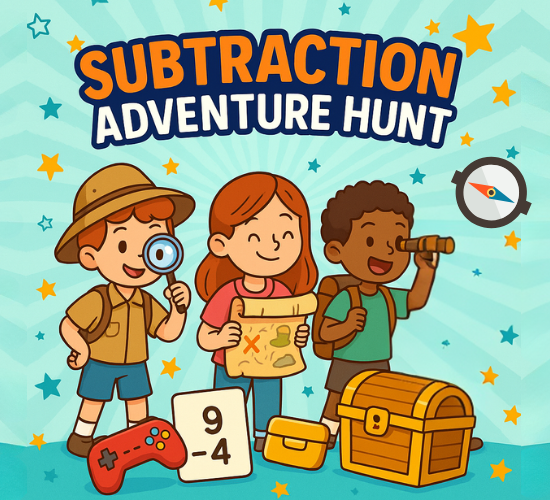 Subtraction Adventure Hunt