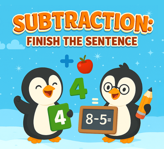 Subtraction: Finish the Sentence