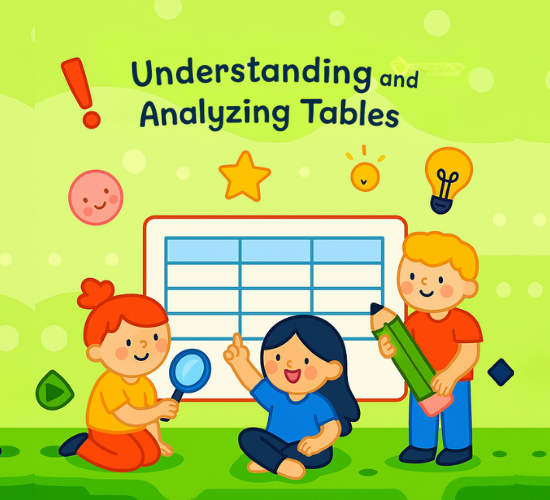 Understanding and Analyzing Tables