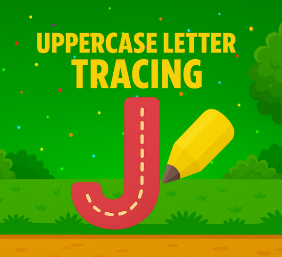 Uppercase Letter J Tracing