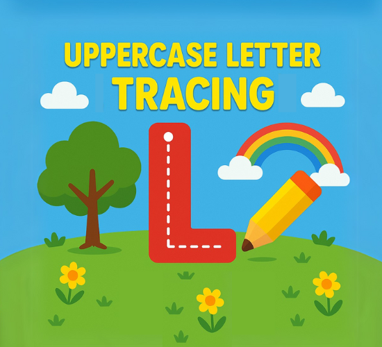 Uppercase Letter L Tracing