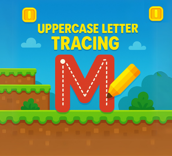 Uppercase Letter M Tracing