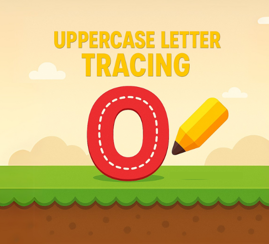 Uppercase Letter O Tracing