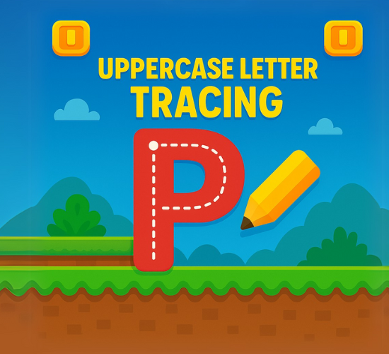 Uppercase Letter P Tracing