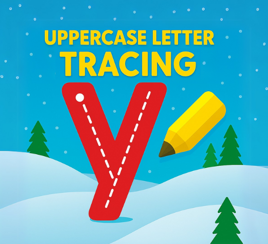 Uppercase Letter Y Tracing