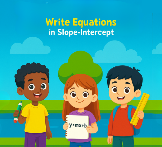 Write Equations in Slope-Intercept