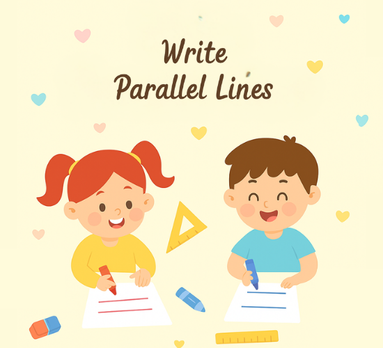 Write Parallel Lines