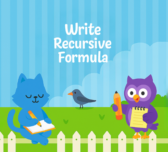 Write Recursive Formula