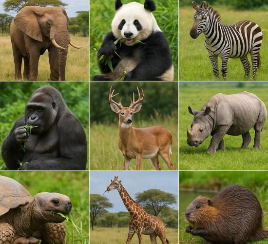Plant-Eating Creatures of the World Quiz