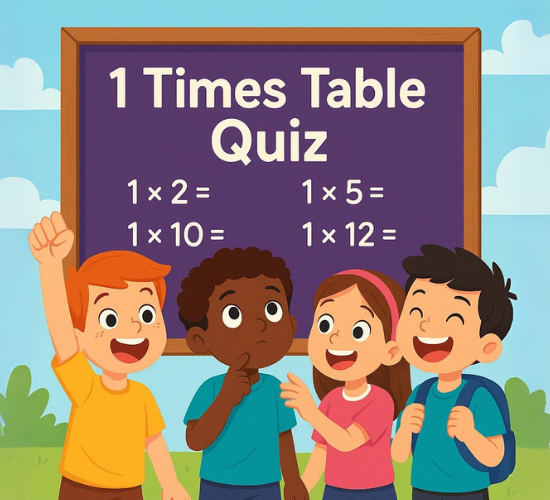 1 Times Table Quiz
