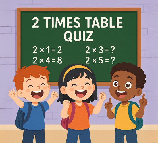 2 Times Table Quiz