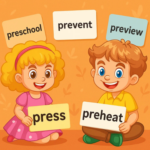 Words beginning with pre... Quiz