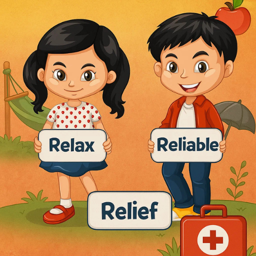 Words beginning with rel... Quiz