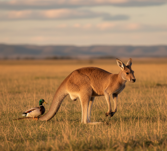 The Duck and the Kangaroo