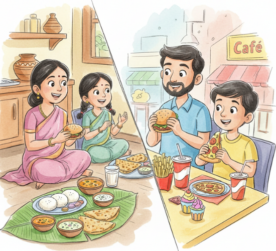 खानपान की बदलती तसवीर