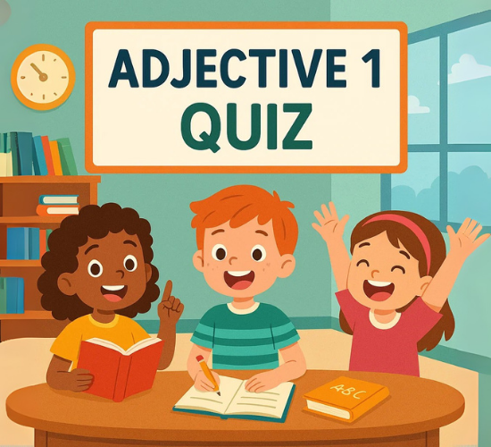 Adjective Discovery Quest Quiz