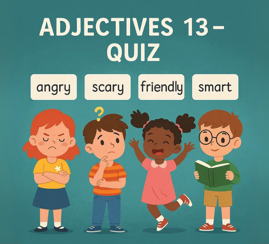 Adjectives Genius Quiz