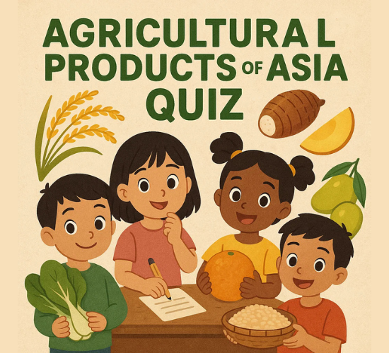 Agricultural Products Of Asia Quiz