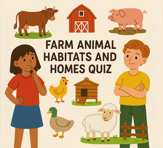 Farm Animal Habitats and Homes Quiz