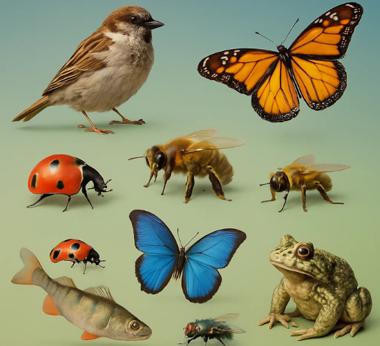 Birds, Insects, and Fish Classify Quiz
