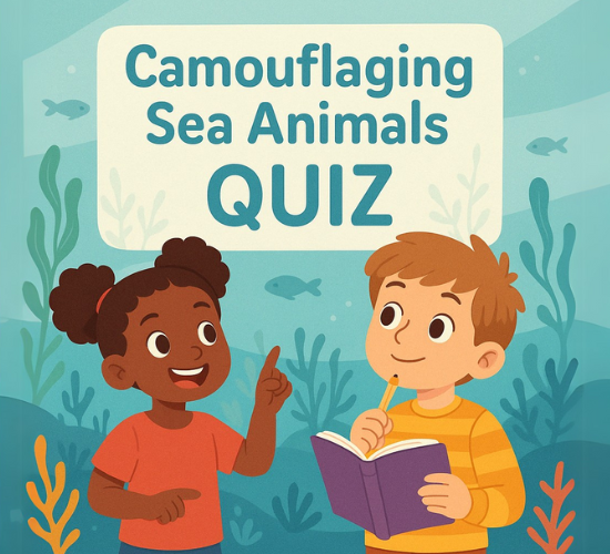 Camouflaging Sea Animals Quiz