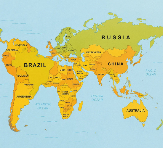 Ultimate Asia vs South America Countries Quiz