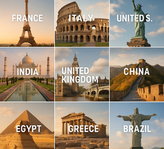 Country Landmarks Identification Quiz
