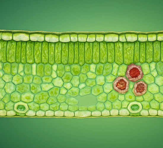 Identifying Cross-Section of Leaf
