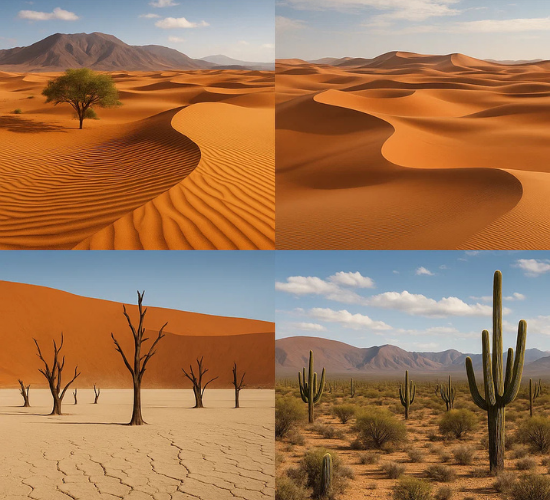 Famous Deserts of The World Quiz