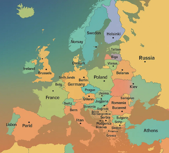 European Countries and Their Capitals Quiz