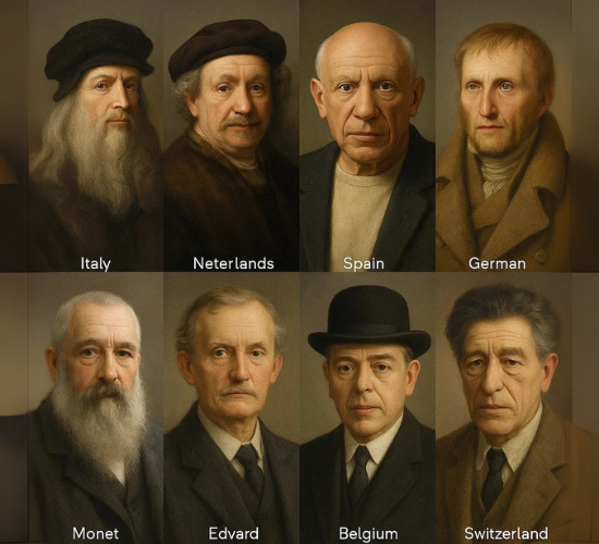 Great European Artists and Their Countries Quiz