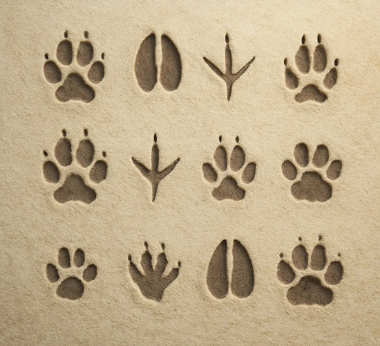 Identifying Animal Footprints Quiz