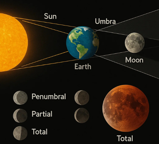 Lunar Eclipse Drag And Drop Quiz