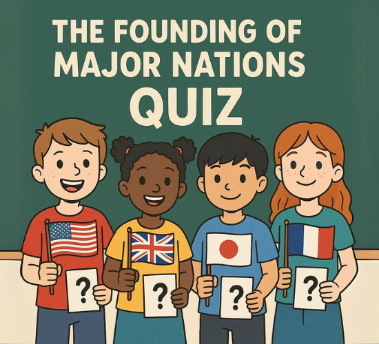 The Founding of Major Nations Quiz